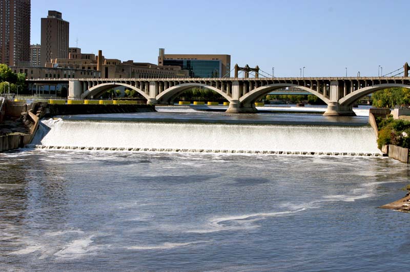 Hennepin Avenue Bridge over the Mississippi River
