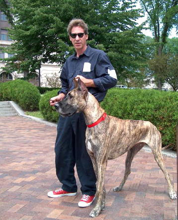 Cooper and Gene checking out the scenery in Duluth