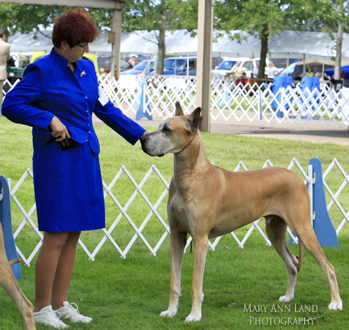 Kymm Cowley with Marcus